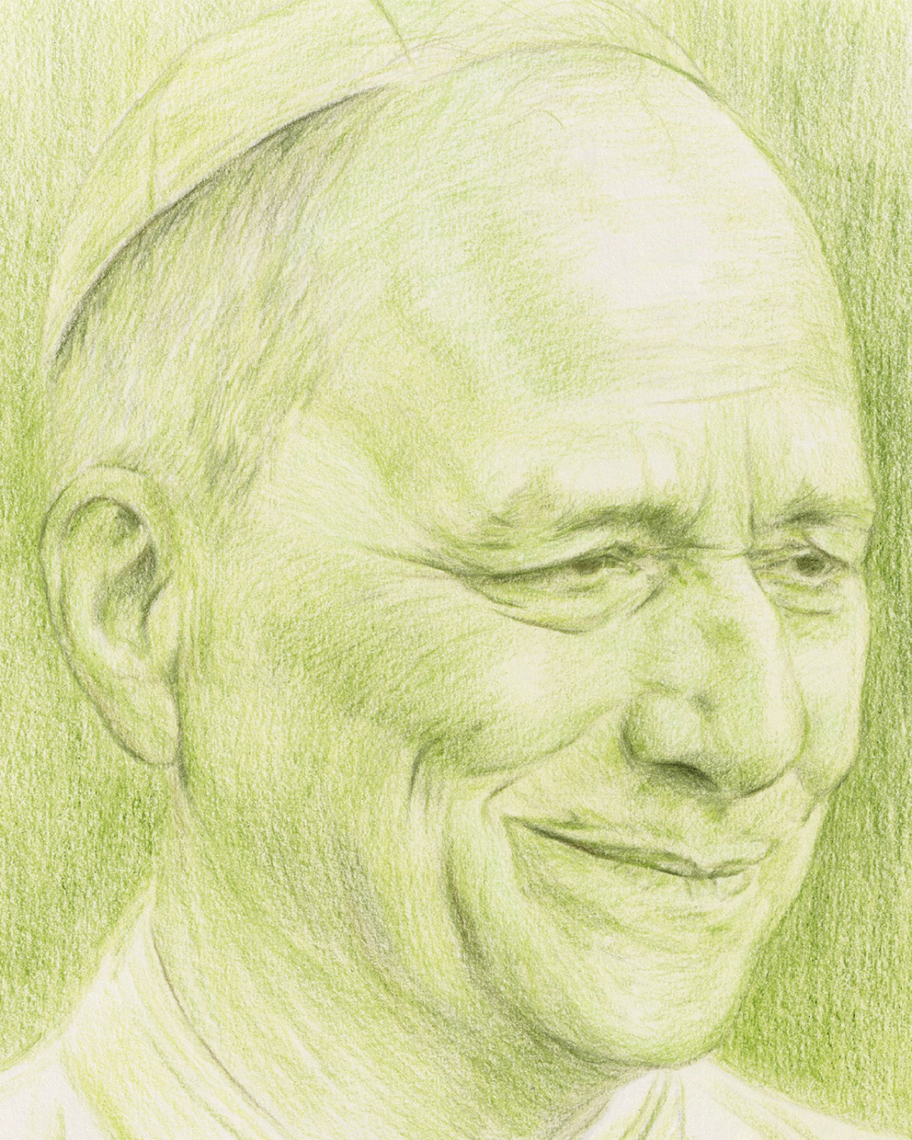 Drawing of Pope Leo VI