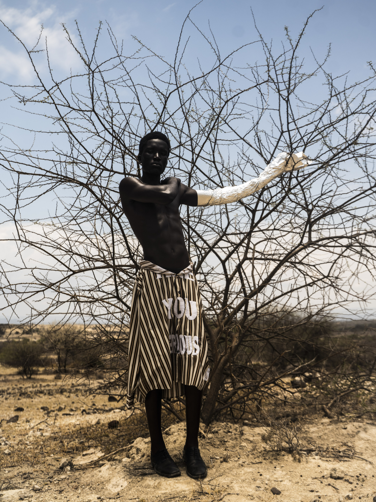 Triva wears Kennedy Mirema design