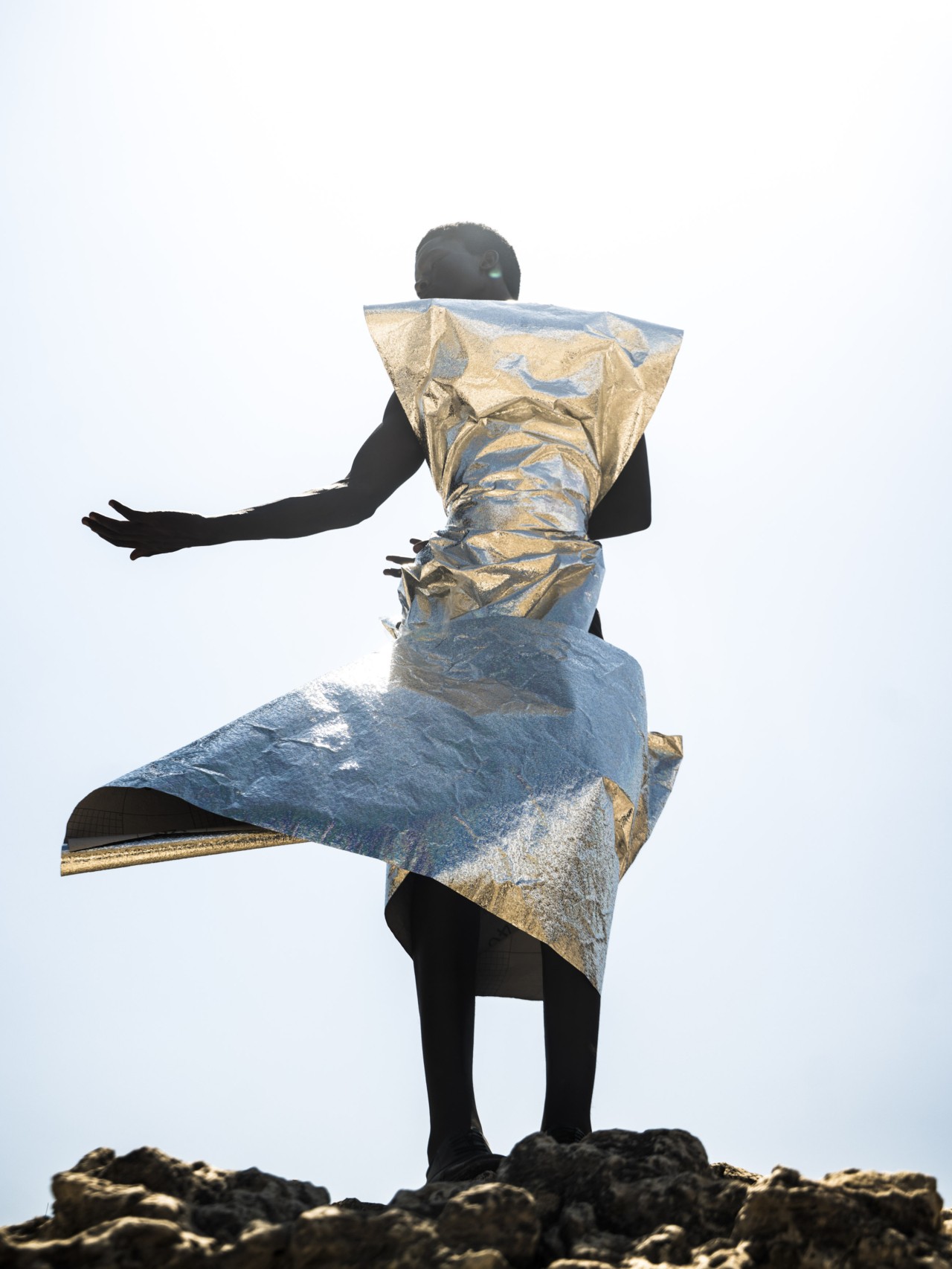 Achol wears Kennedy Mirema design