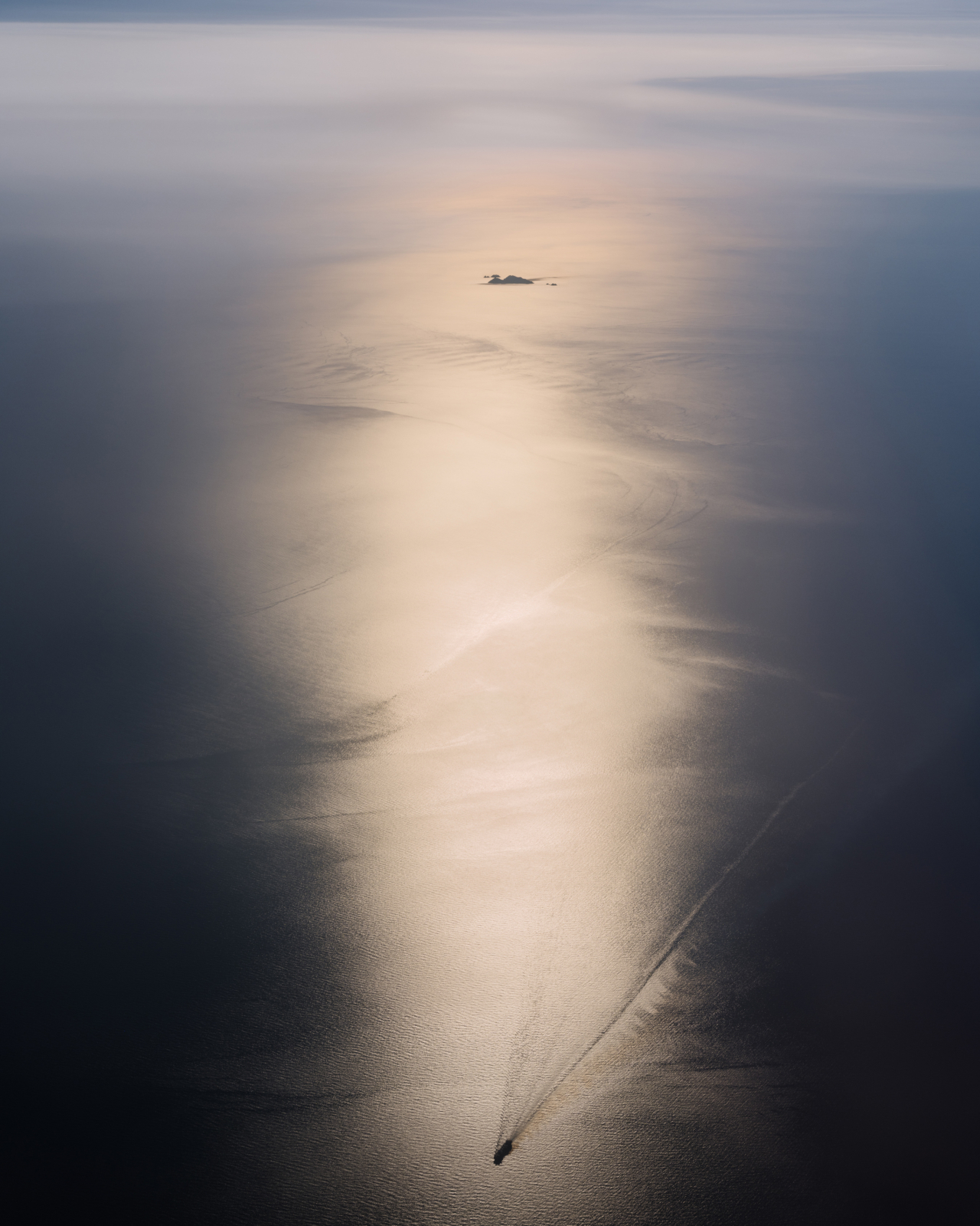 Merchant Ship passing Zembra, Tunisia, 2023