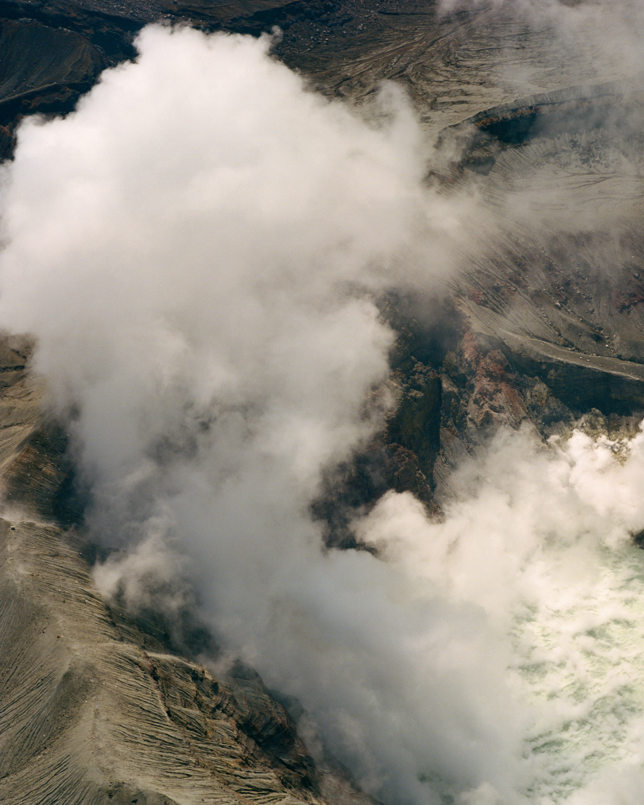 A geothermal hot spring.