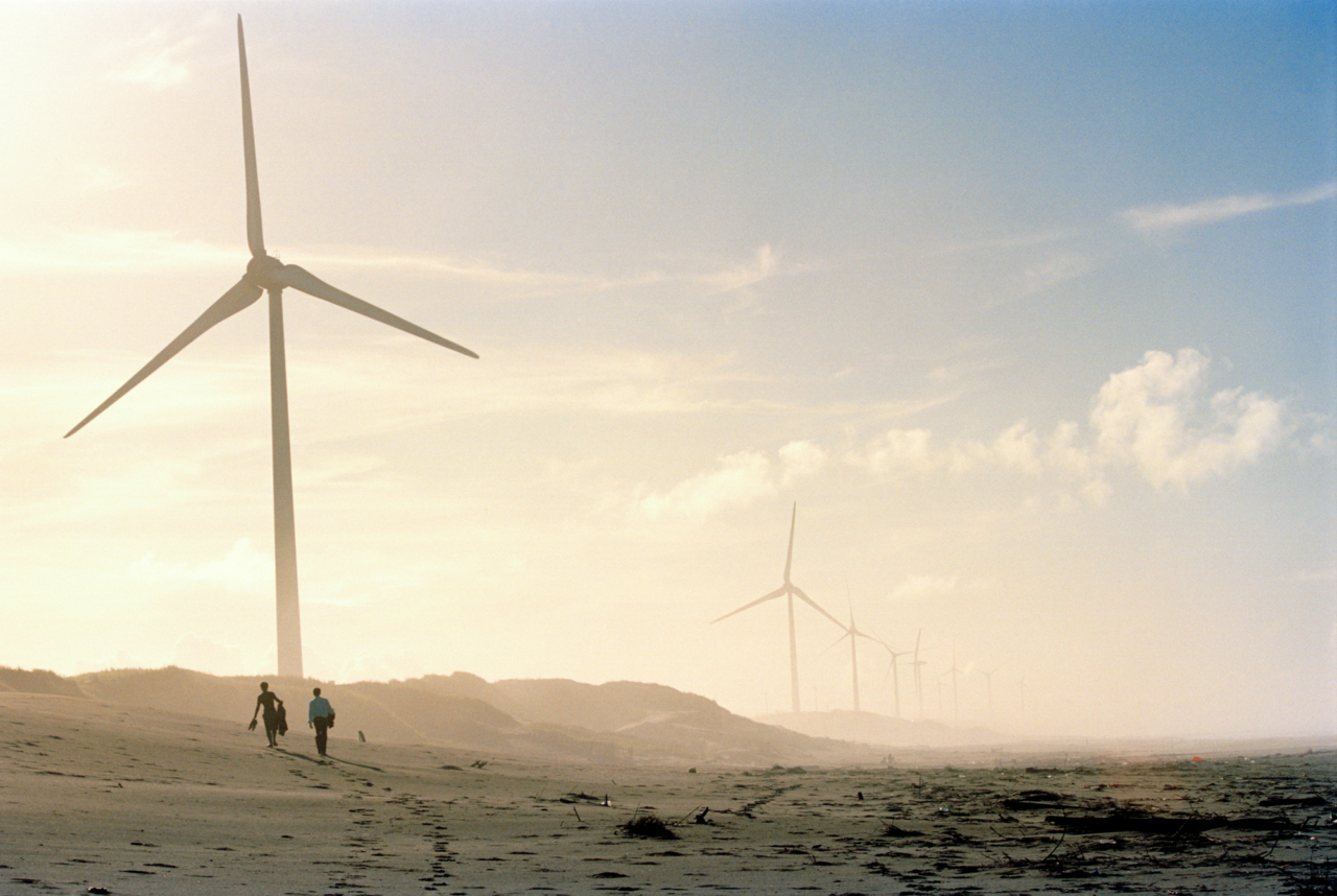 From left: Miyu wears Fetico jacket and top, Toteme skirt, Wolford tights, stylistʼs own shoes. Koichi wears TH jacket, Ssstein shirt, Tod’s pants, stylistʼs own shoes