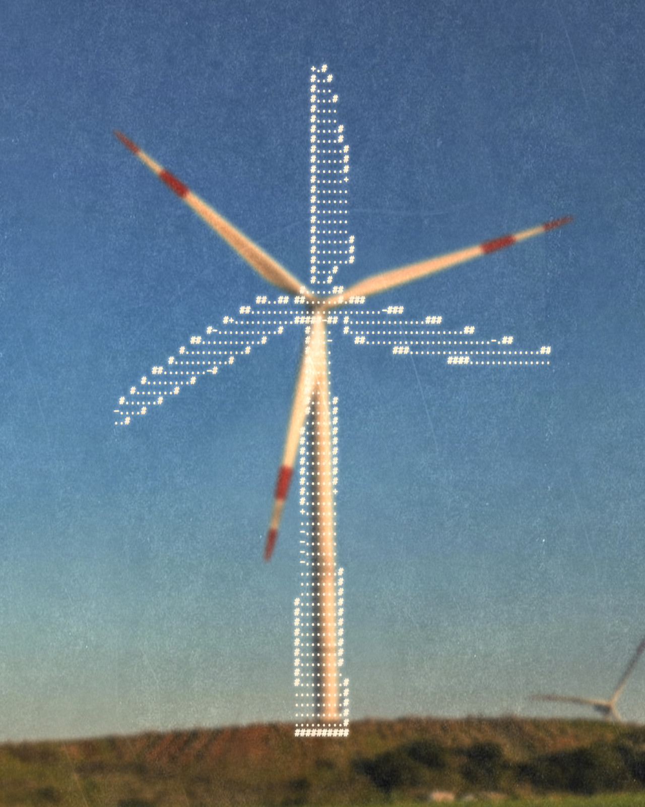 An AI generated image of a windmill.