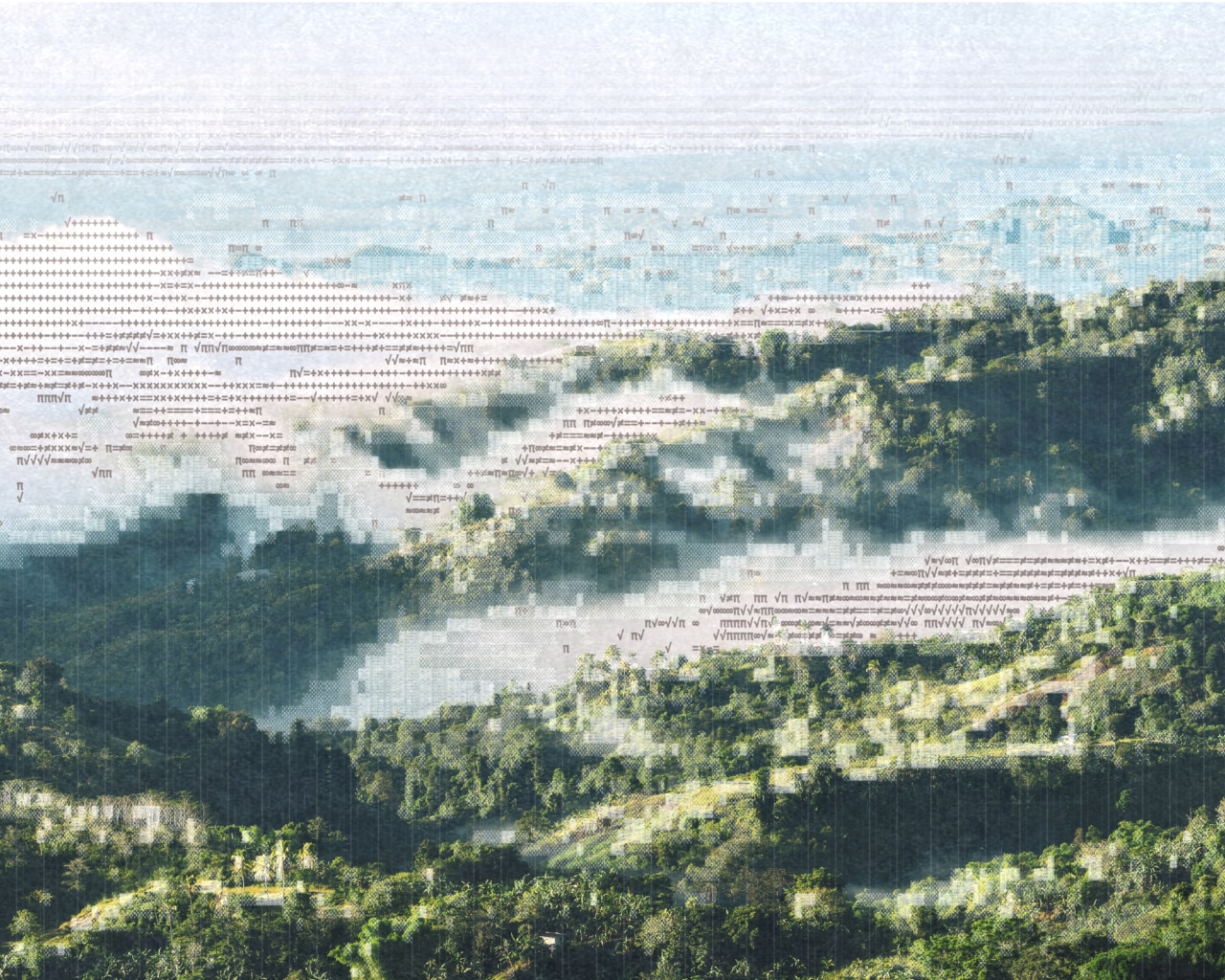 An AI generated image of a mountain landscape.