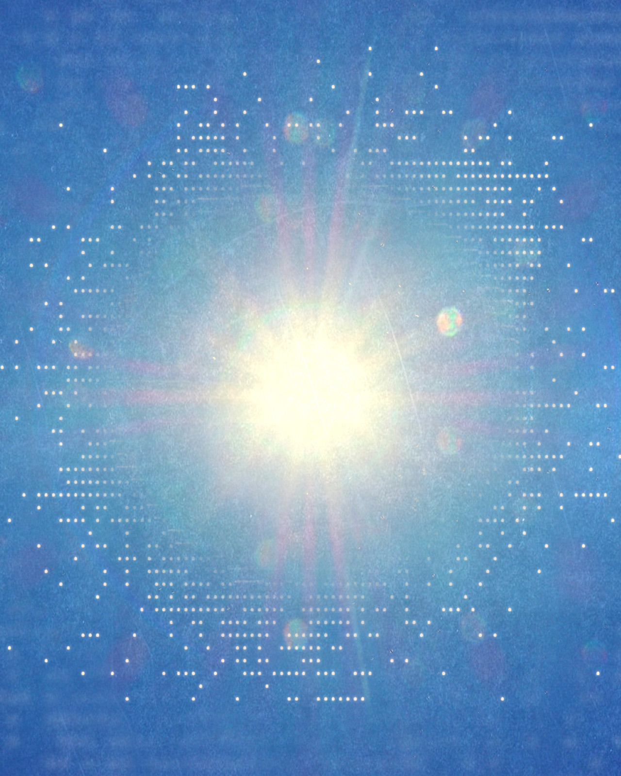 An AI generated image of the sun shining in a clear, blue sky.
