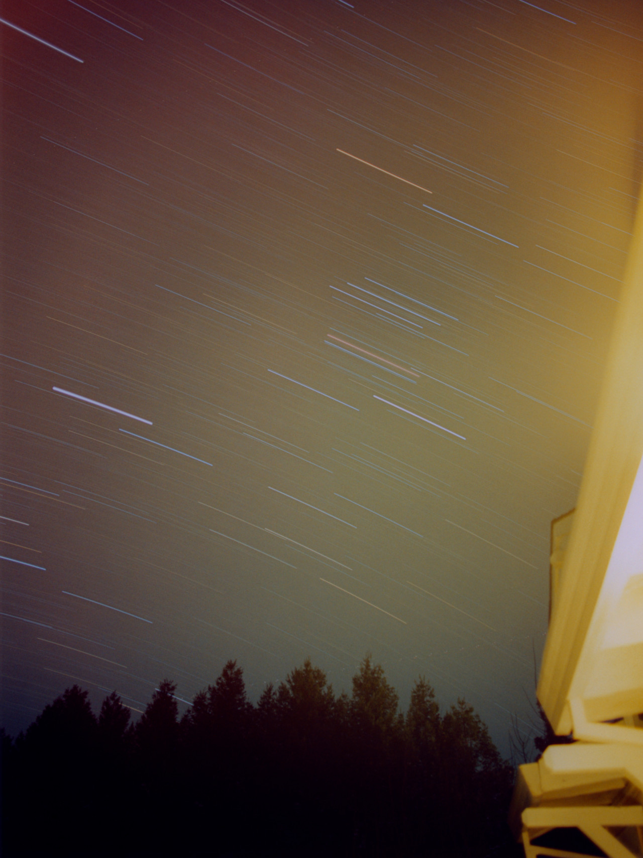Star trails in Point Reyes, Marin County