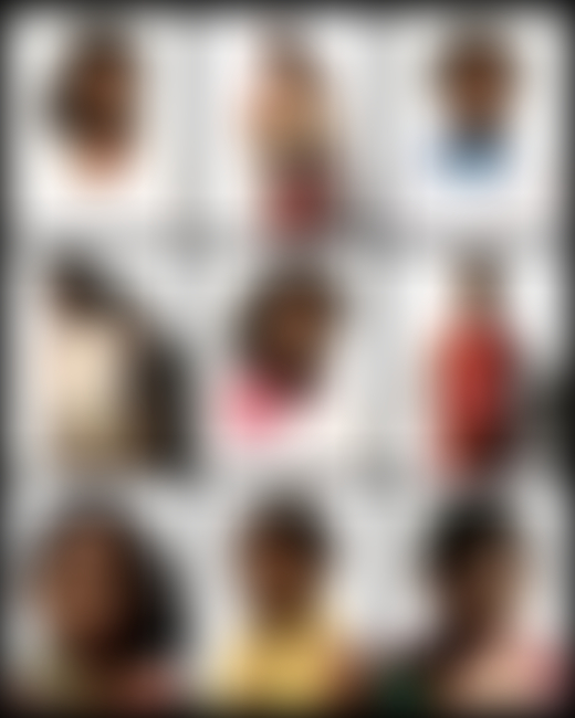 Nine girls and women in Odisha, India.